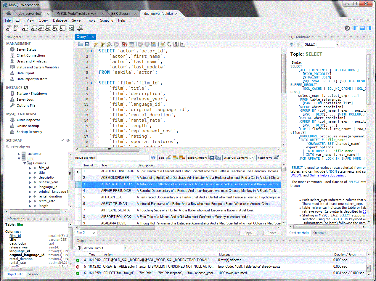 Mysql workbench download for mac